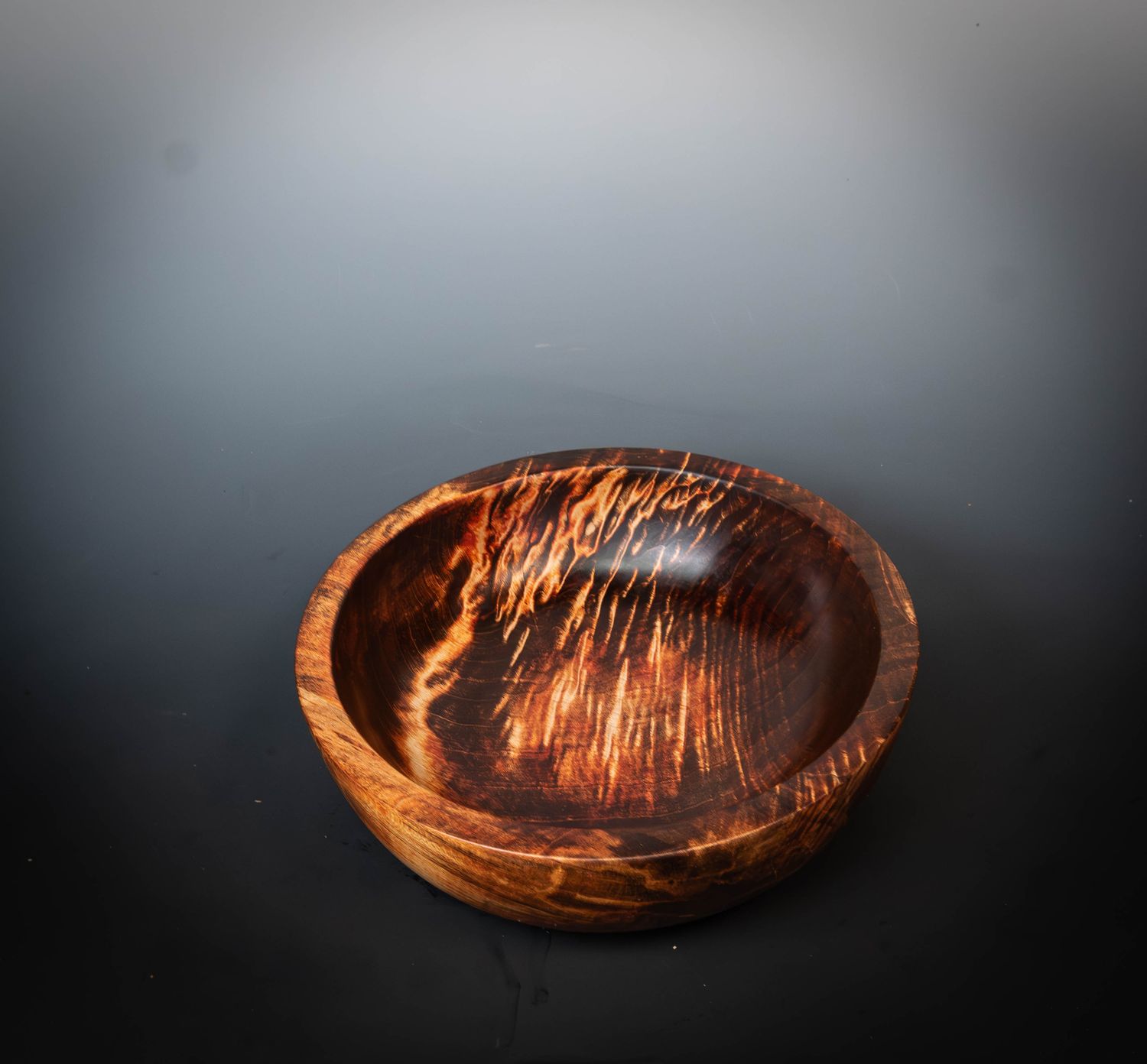 Handcrafted Colored Maple Wood Bowl