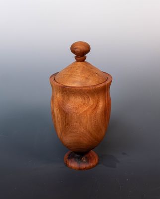 Handcrafted Honduras Mahogany Box, Animal Urn, Artisan Wooden Container Handcrafted Honduras Mahogany Box, Animal Urn, Artisan Wooden Container