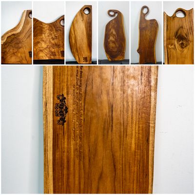 charcuterie boards, cutting boards, trays