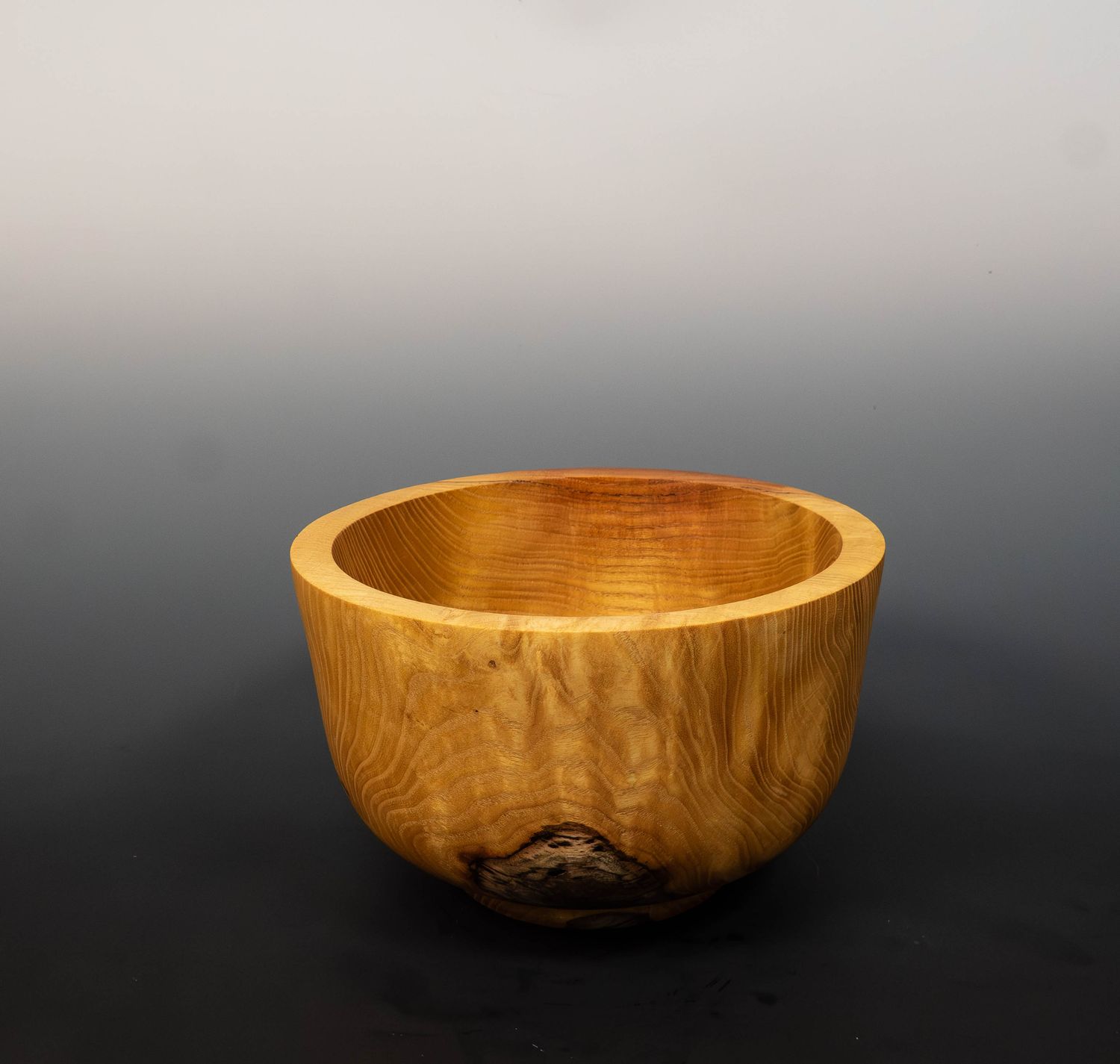 Handcrafted Mulberry Wood Turned Bowl - Unique Wooden Artisanal Bowl
