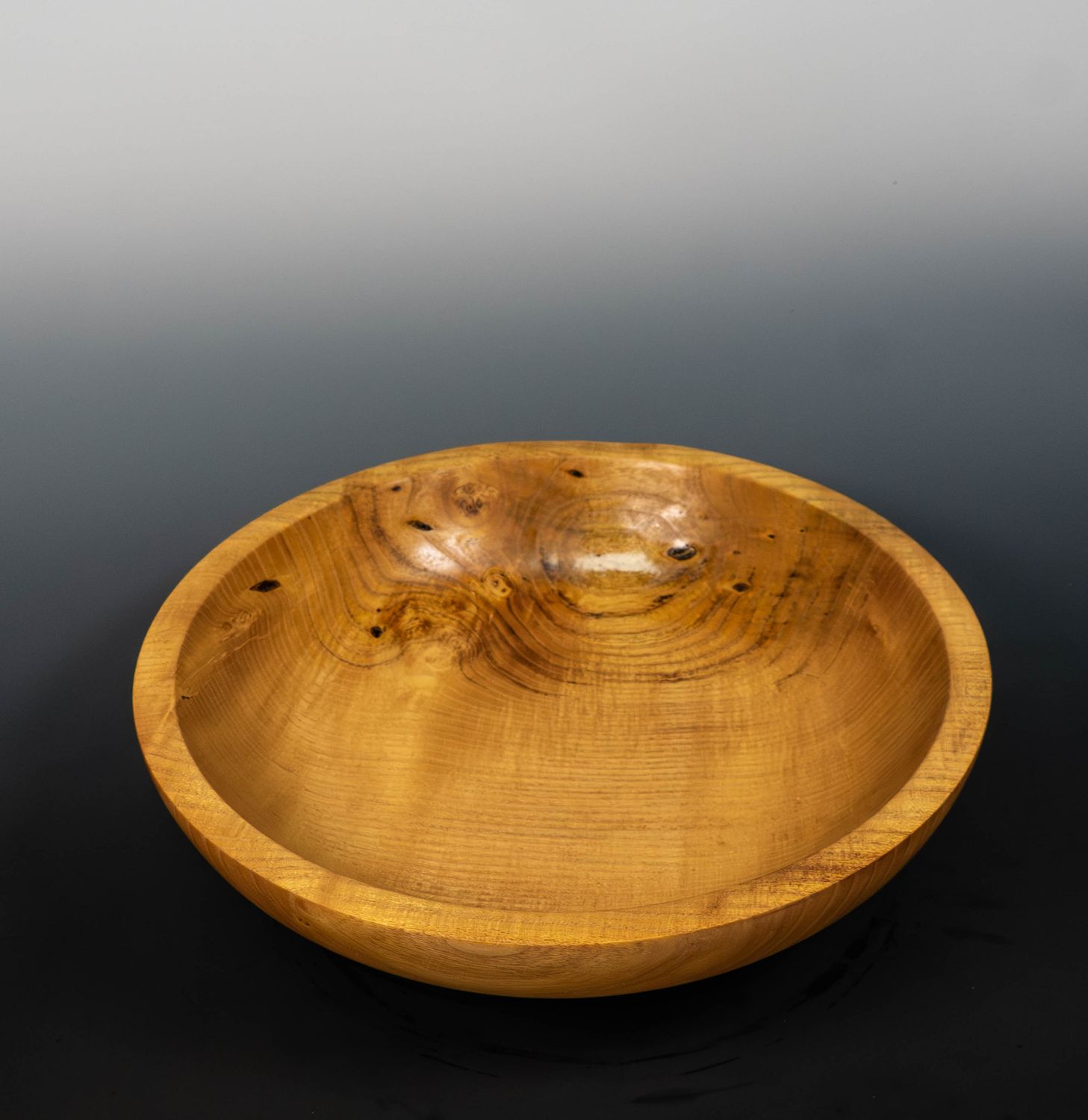 Handcrafted Large Mulberry Wood Turned Bowl, plate - Unique Wooden Artisanal Bowl