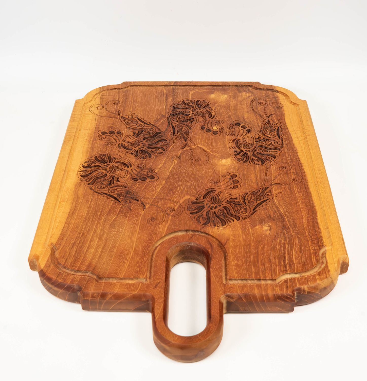 Handcrafted Teak Charcuterie Cutting Board - Perfect for Entertaining and Gift Giving