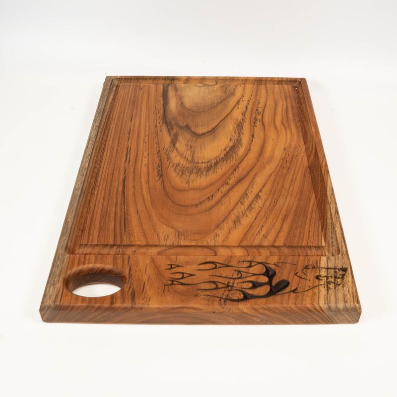 Handcrafted Teak Charcuterie Cutting Board - Perfect for Entertaining and Gift Giving