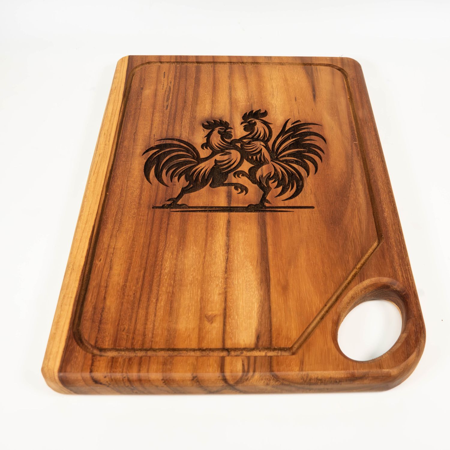 Handcrafted Teak Charcuterie Cutting Board - Perfect for Entertaining and Gift Giving