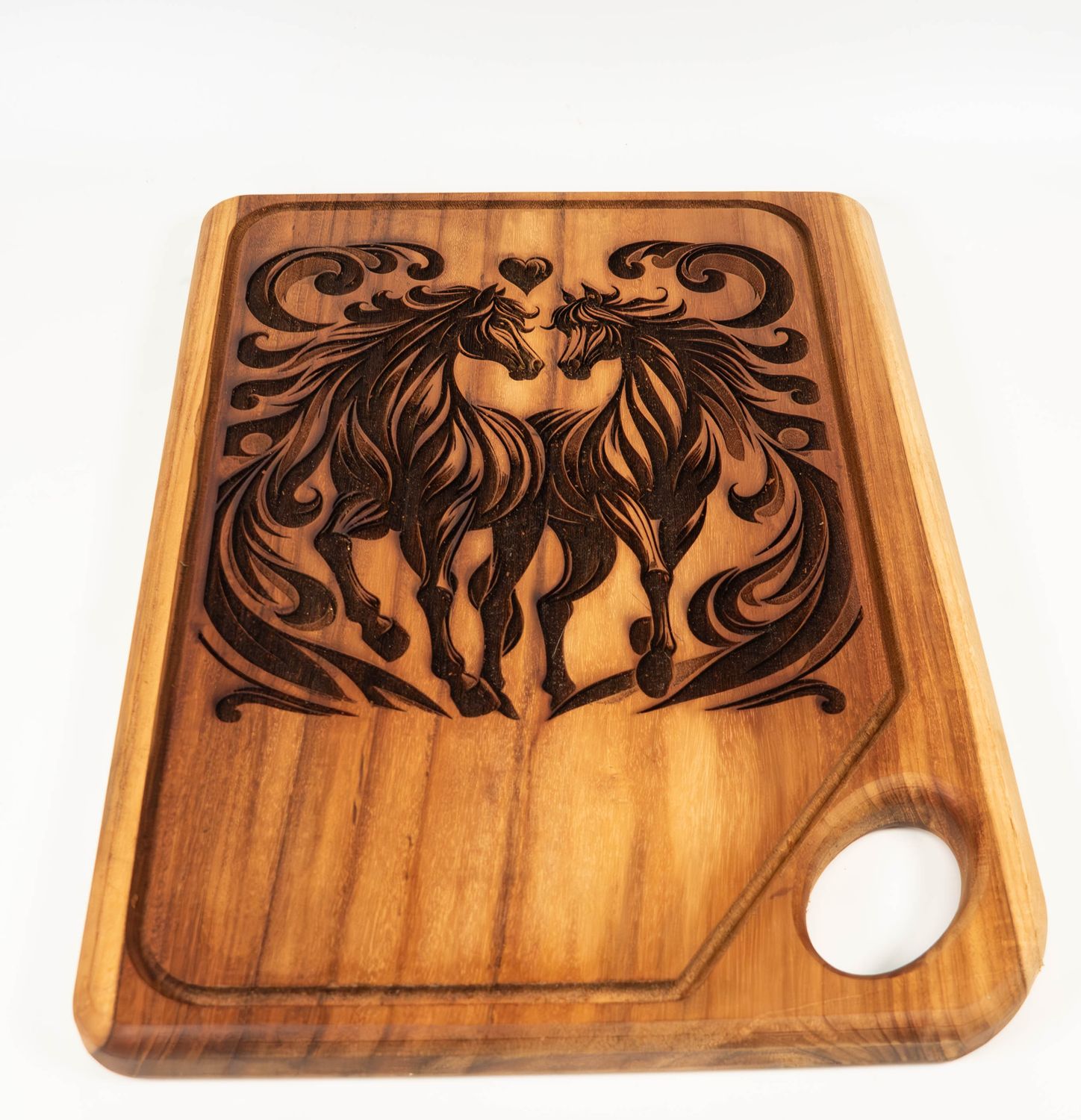 Handcrafted Teak Charcuterie Cutting Board - Perfect for Entertaining and Gift Giving