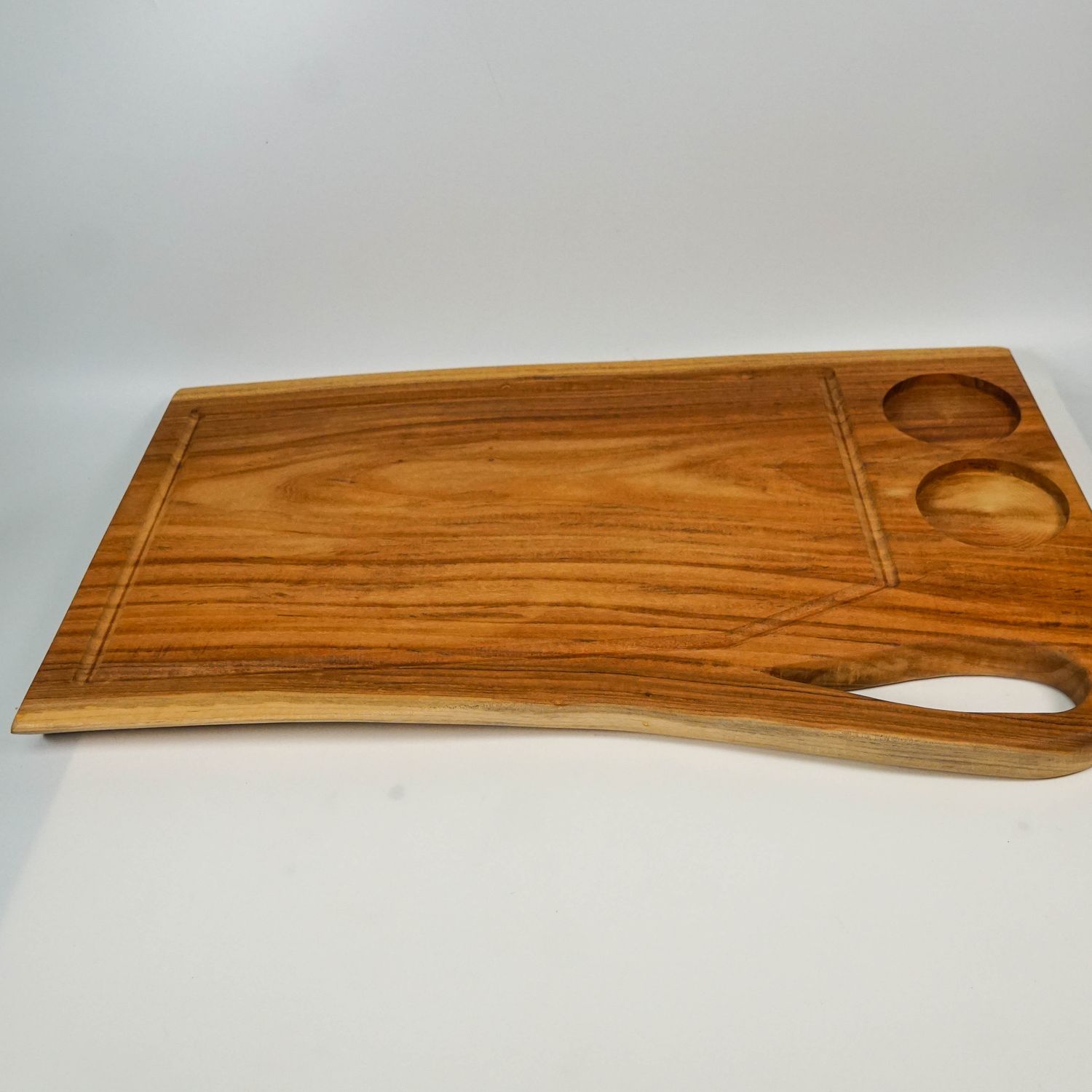 Handcrafted Teak Charcuterie Cutting Board - Perfect for Entertaining and Gift Giving