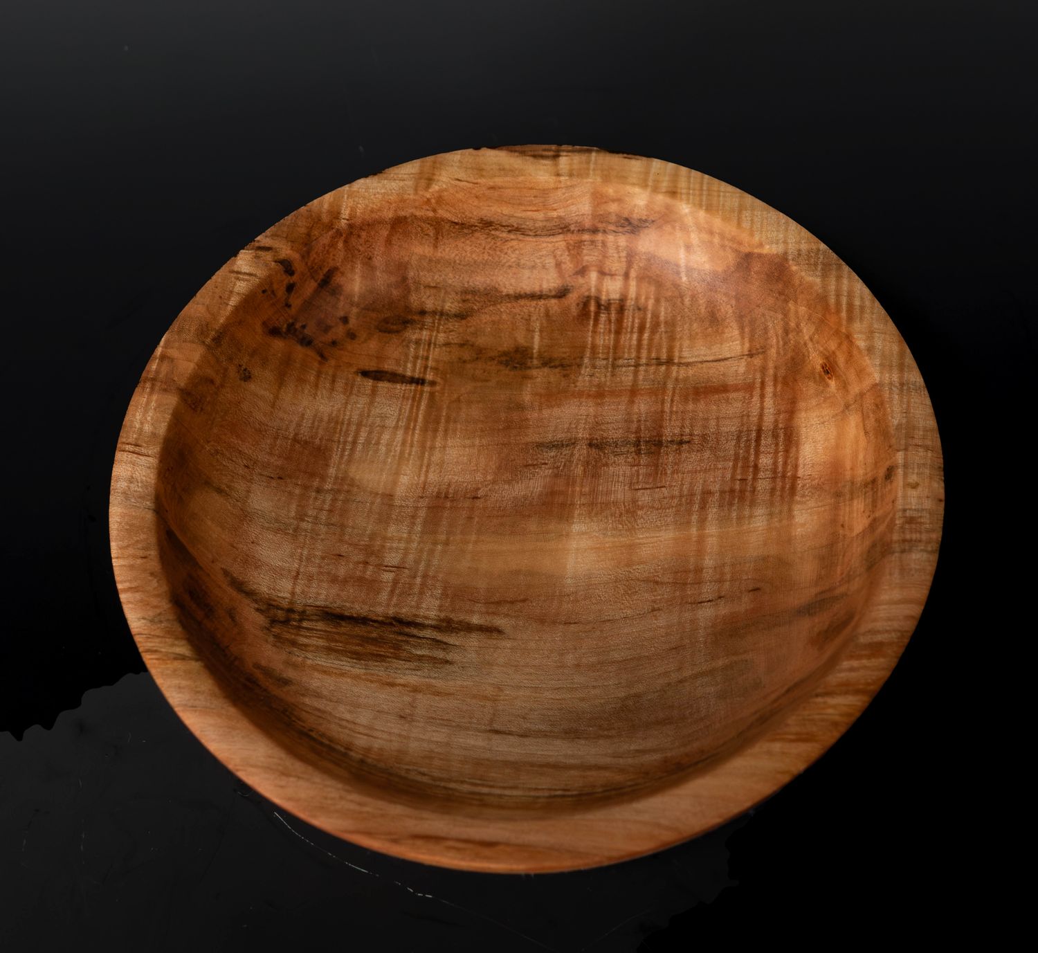 Handcrafted Fantastic grain Maple Wood Bowl Elegant Centerpiece for Rustic Home Decor