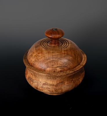 Handcrafted Spalted Maple Lidded Bowl – Artisan Wood turned Container for Home Decor or Unique Gift Handcrafted Spalted Maple Lidded Bowl – Artisan Wood turned Container for Home Decor or Unique Gift