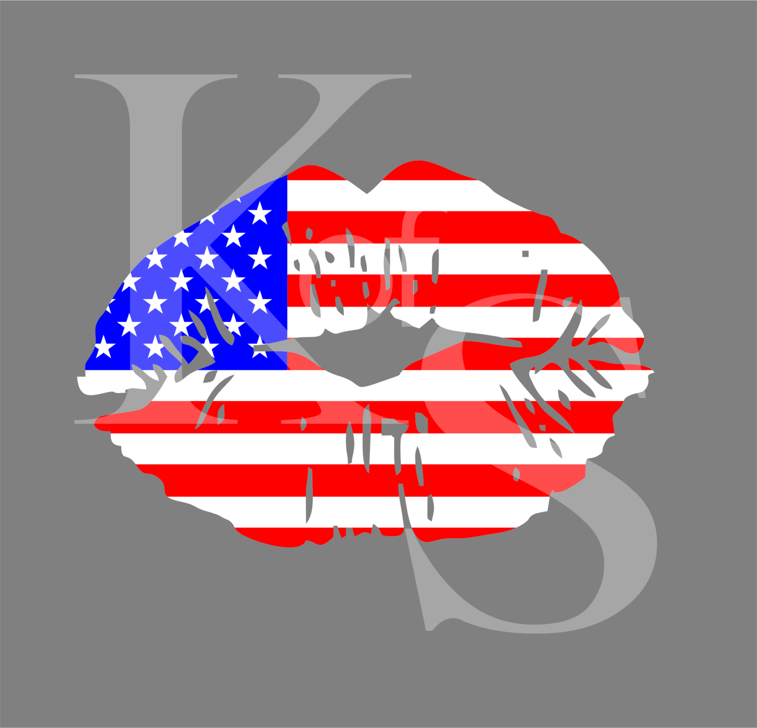 American Lips SVG, USA Lips SVG, Red, White, and Blue Usa Lips Svg, America Flag, Merica Svg, 4th of July Svg, Dxf, Png, Patriotic Svg, Dxf