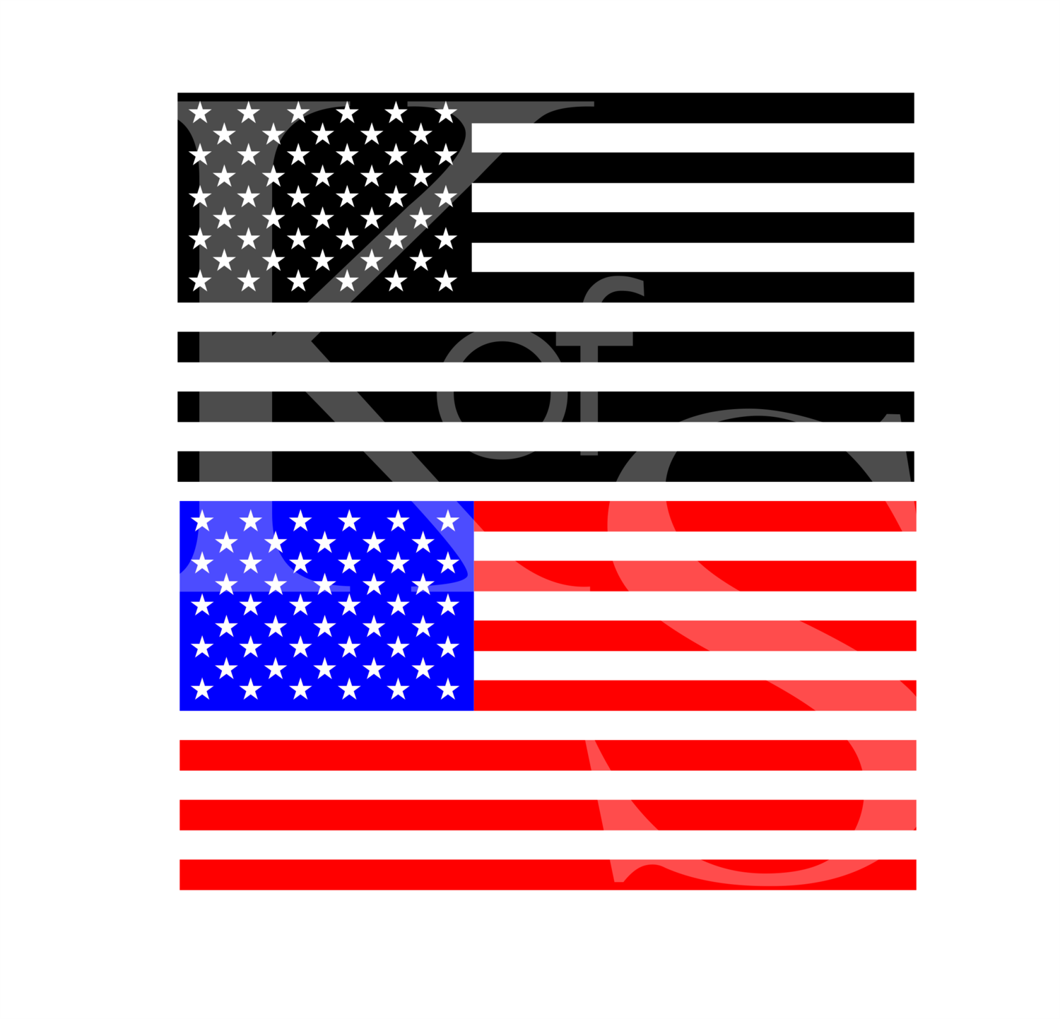 USA Flag Bundle SVG, Black and White USA Flag, Red, White, and Blue Usa Flag Svg, America Flag, Merica Svg, 4th of July Svg, Dxf, Png