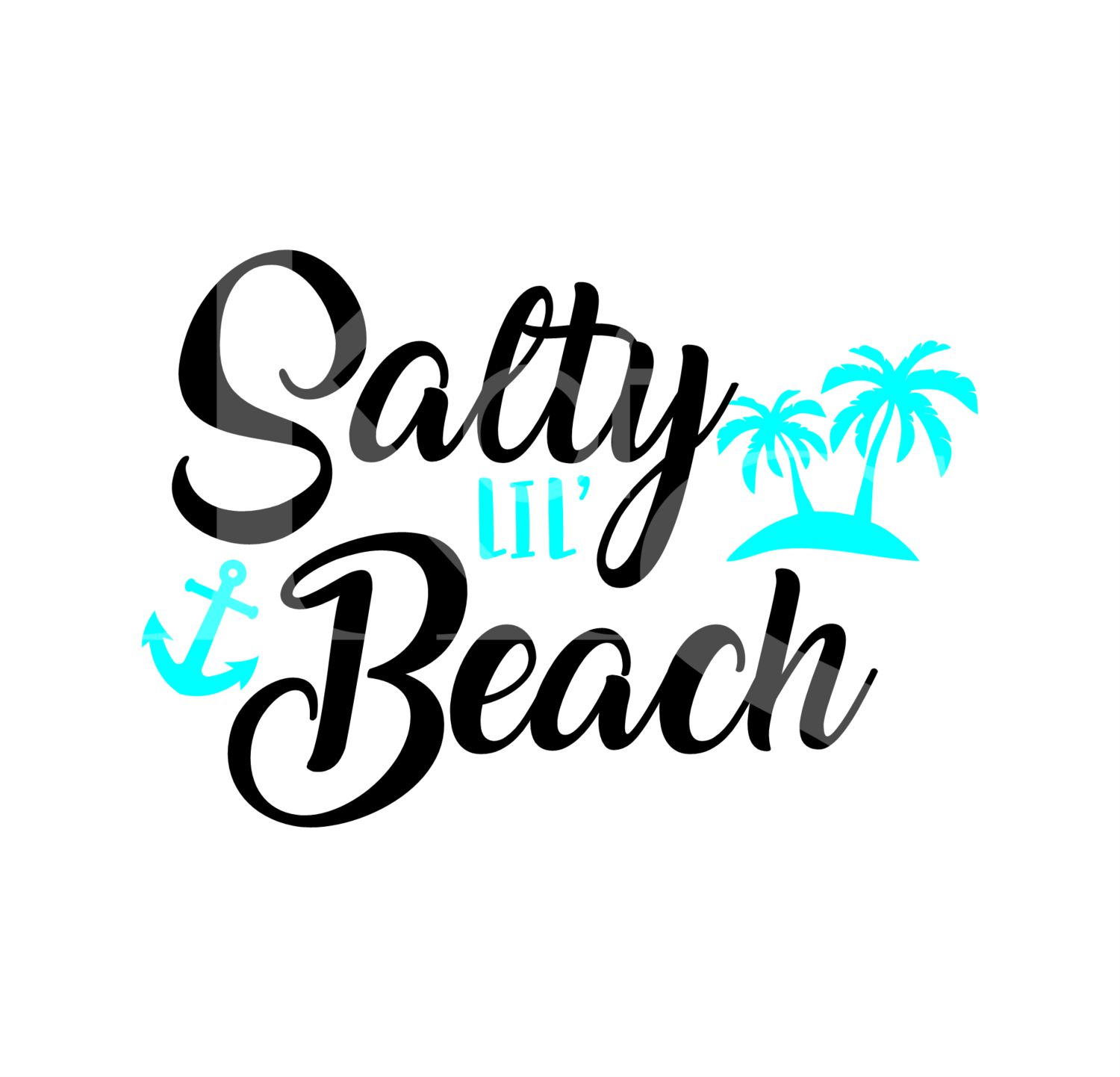 Salty Lil Beach SVG, Summer of 2020, Svg Files for Cricut, Iron On, Digital Download, Summer Time Svg, Summer Clip Art, Cute Summer Iron On