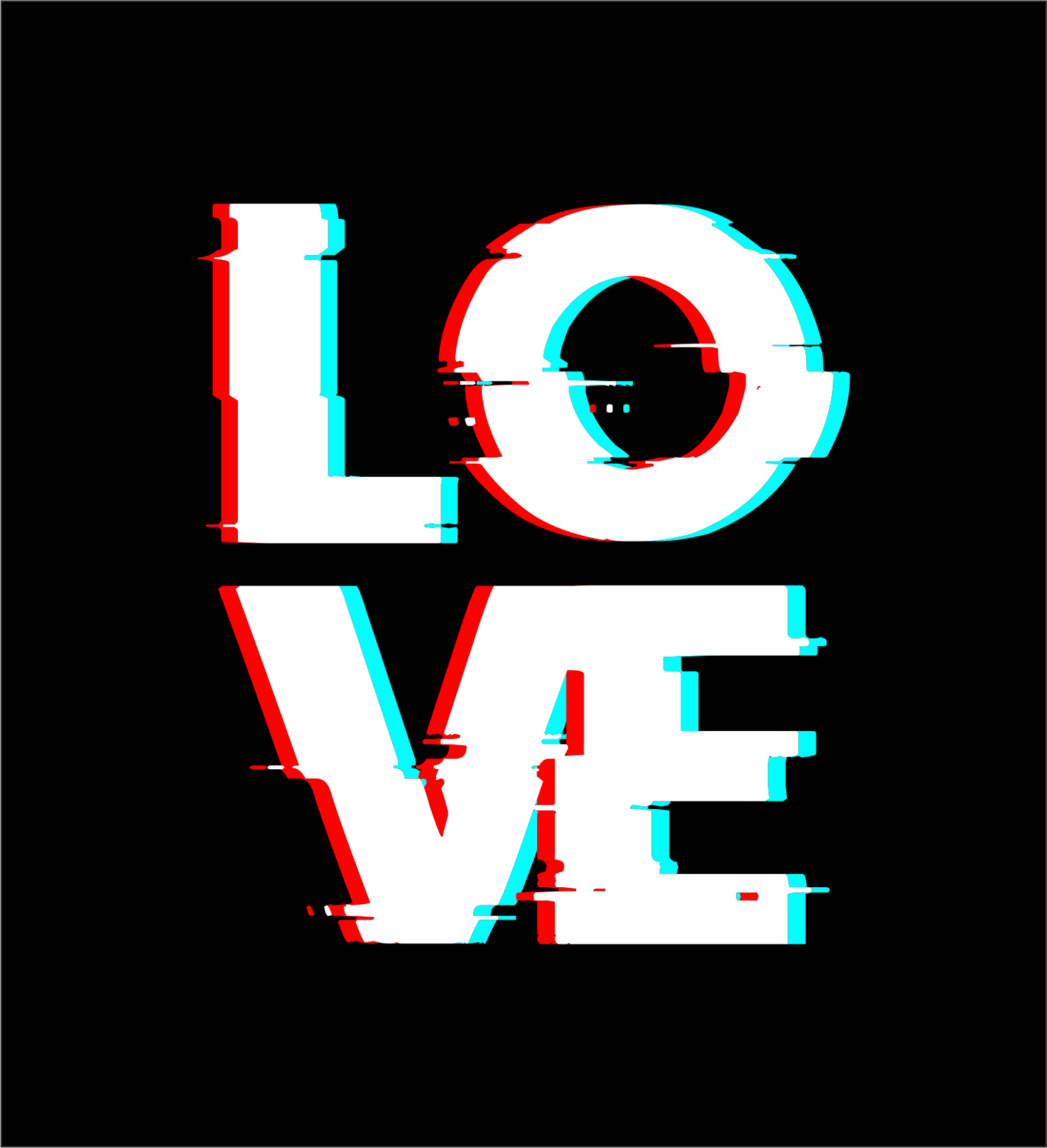Download Love Distressed Svg Love Tik Tok Effect Svg Dxf Png Love Squared Cut File Iron On Decals Tumblers Shirt Designs Love Tik Tok