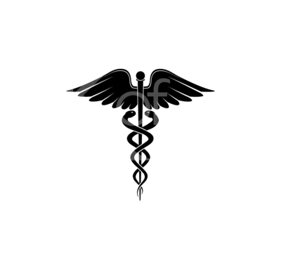 Medical Doctor Caduceus Symbol SVG, Medical SVG, Medical Logo, Cutting File, DXF, and Studio 3, Cricut, Silhouette Cameo, Instant Download