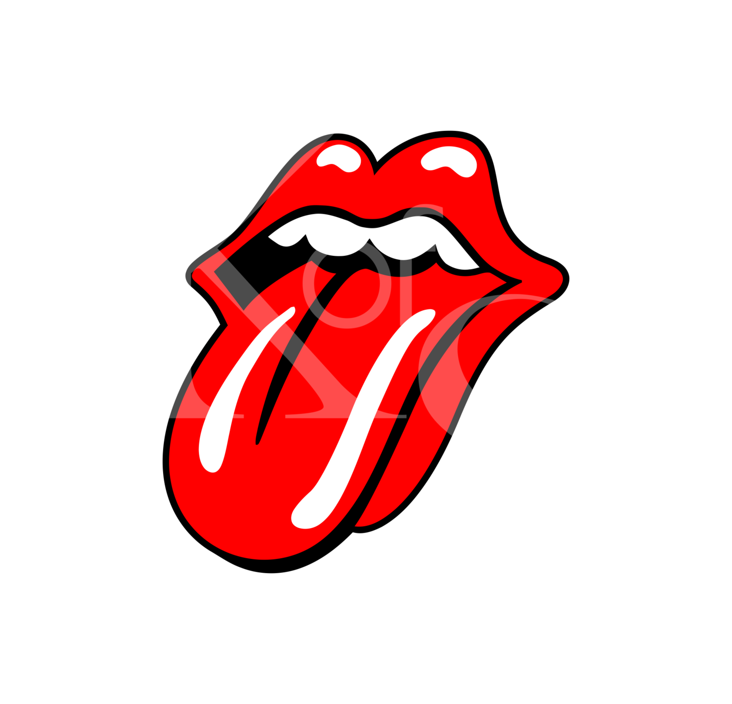 Luscious Lips with Tongue SVG, Tongue SVG, DXF, Tongue and Lips, Cut File, Lips Cut File, Iron On, Stones Svg, Cute Lips