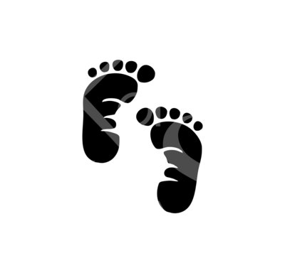 Baby Feet SVG, Baby SVG, Feet Svg, FootPrint SVG, Dxf, Png, Eps, Download File, Instant File, Custom Feet, Cute Feet, Mothers Day
