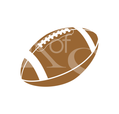 Football SVG Cut File, American Football, 2 Color Football, Custom Football, Football PNG, Download File Football, Instant Download, Cricut