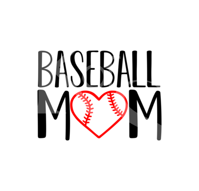 Baseball Mom SVG, Baseball Heart SVG, Baseball Laces SVG, Baseball Love Dxf, Baseball, Baseball Bats, Cute Svg, Custom Svg, Tshirt, Decal
