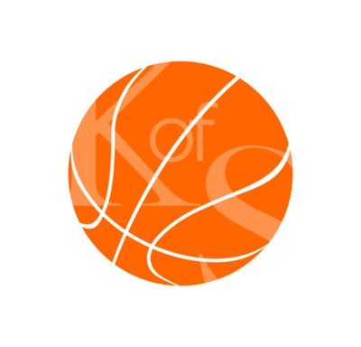 Basketbal SVG Cut File, Bball, 2 Color Basketball, Custom Basketball, Basketball PNG, Download File Basketball, Instant Download, Cricut