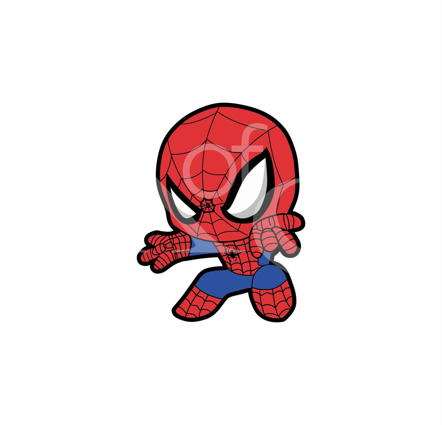 Baby SpiderMan SVG