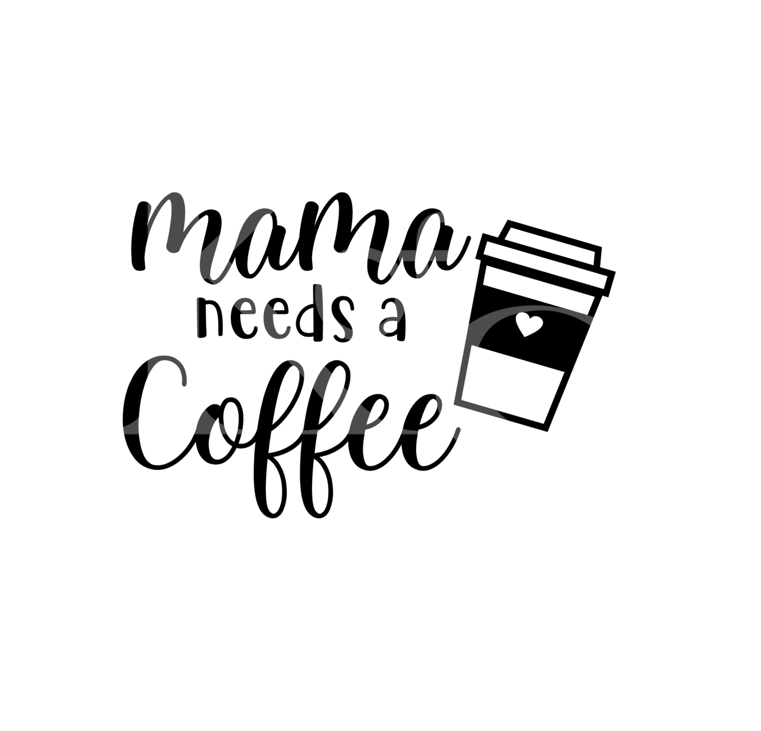 Mama Needs Coffee SVG Mom Life SVG, Mothers day SVG, Mama svg, Mothers day cutting files, svg files for cricut, svg files, silhouette cameo