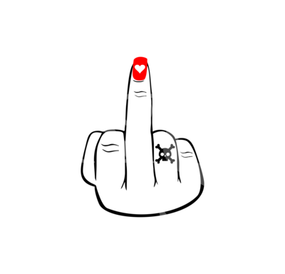 Middle Finger SVG, Middle Finger with Heart Svg, Nails Svg, Svg Cut File for Cricut, Adult Humor SVG, 2020 FU, Funny Svg, Quarantine 2020