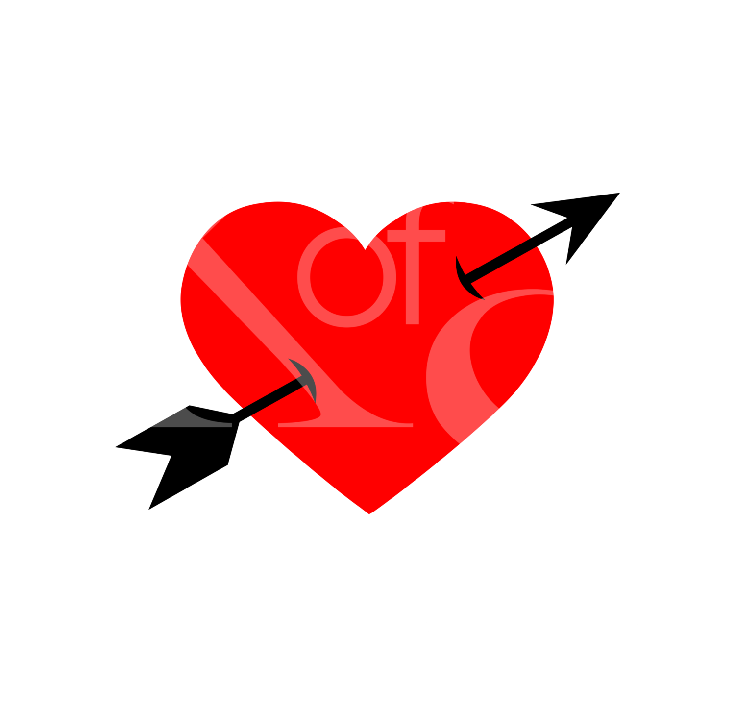 Heart and Arrow SVG
