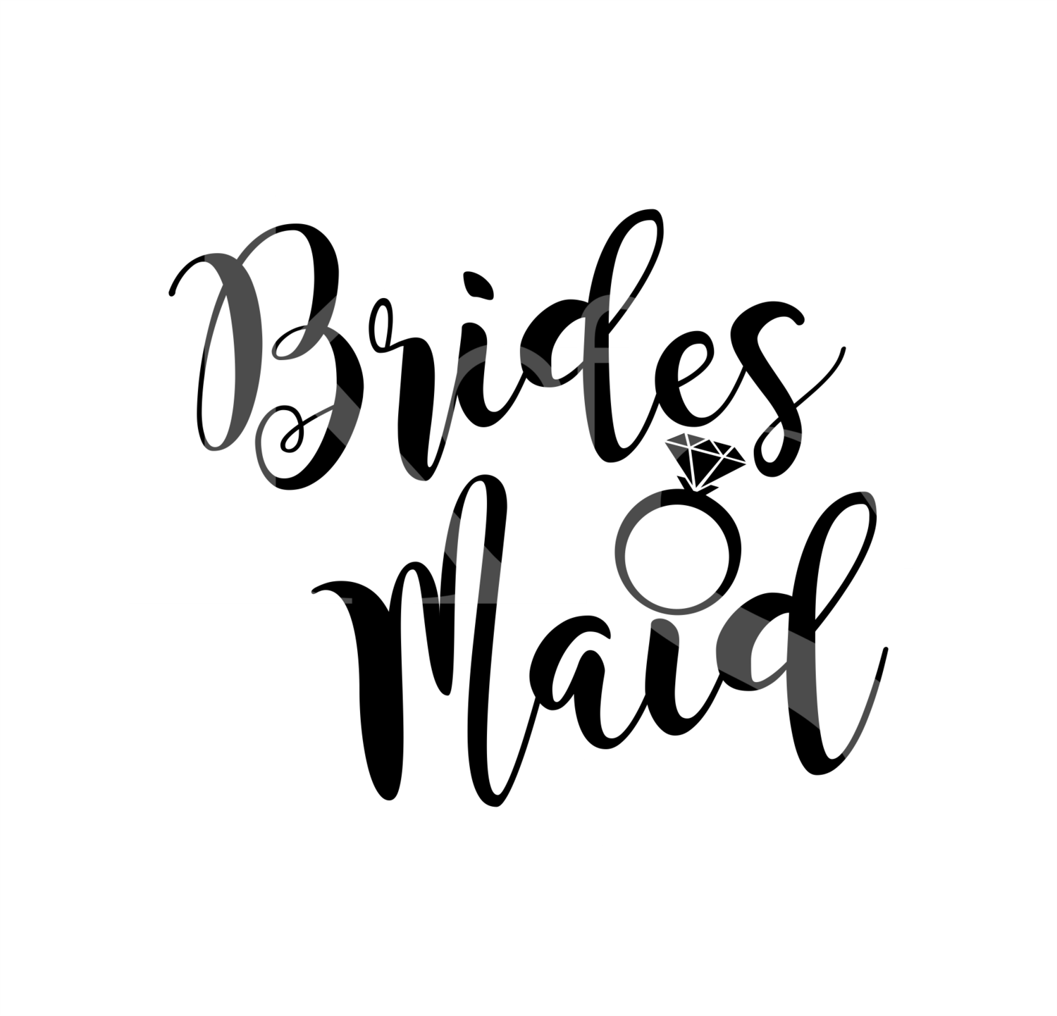 Brides Maid SVG Cut File, Wedding Season Svg, Wedding Svg Cut Files, Custom Wedding Svg, Ring SVG, Wedding Ring Svg, Cute Svg, Girl Power