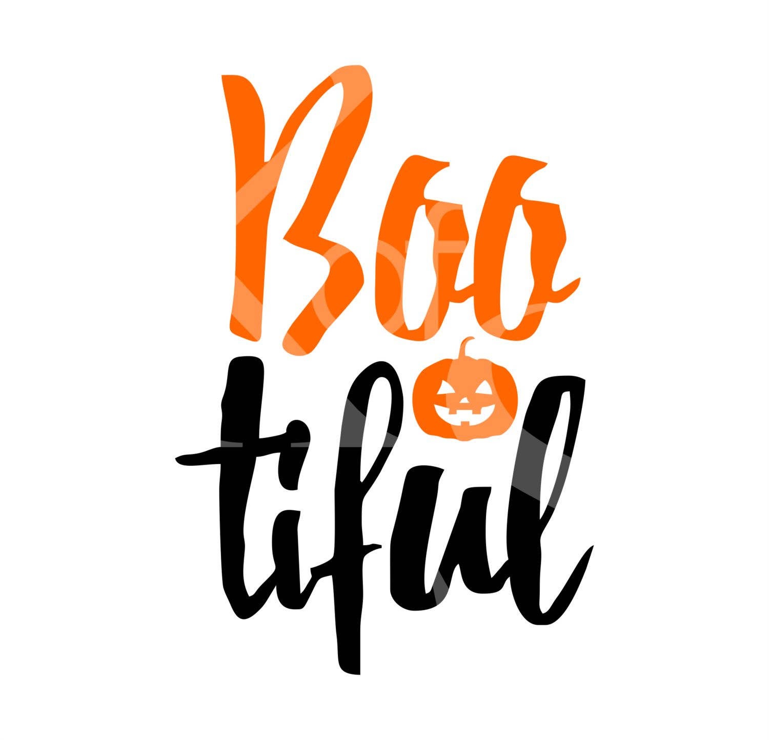 BooTiful SVG, Halloween SVG, Pumpkin SVG, Cute Halloween Shirt Svg, Halloween Silhouette File, Beautiful Svg, Fall Svg, Fall Designs