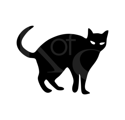 Scary Cat SVG File, Halloween Shirt Svg,Cat Svg, Cut File for Cricut or Silhouette, Custom Cat for Halloween SVG, Halloween Costume
