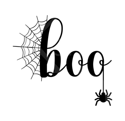 Boo SVG, Halloween SVG, Spider SVG,Spiderweb Svg, Cute Halloween Shirt Svg, Halloween Silhouette File, Beautiful Svg, Fall Svg, Fall Designs