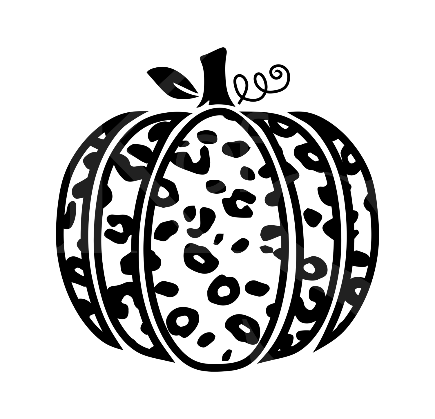 Pumpkin Leopard Print SVG File, Halloween Shirt Svg, Pumpkin Svg, Cut File for Cricut or Silhouette, Custom Pumpkin for Halloween SVG, Halloween Costume