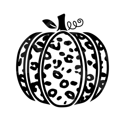 Pumpkin Leopard Print SVG File, Halloween Shirt Svg, Pumpkin Svg, Cut File for Cricut or Silhouette, Custom Pumpkin for Halloween SVG, Halloween Costume