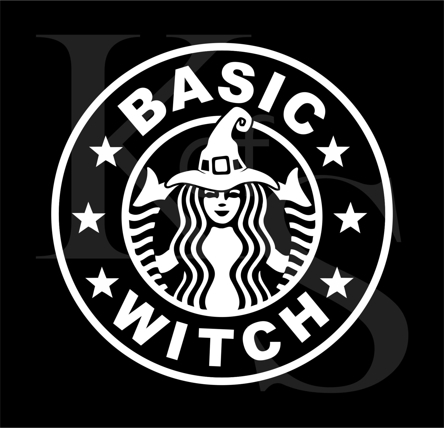 Basic Witch SVG, Basic Witch PNG, Witch Svg File for Cricut, Halloween Svg, Halloween 2020 Svg, Starbucks Svg, Witch Hat Svg