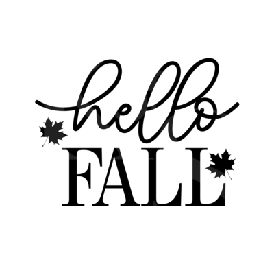 Hello Fall SVG, Heart Svg, Fall Svg Files for Cricut, Fall Svg Saying, Cute Fall Svg, Cute Fall Iron On, DIY Svg