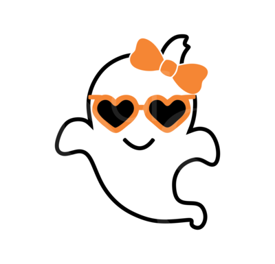 Cute Ghost with Glasses SVG, Halloween SVG, Ghost Mask SVG, Cute Halloween Shirt Svg, Halloween Silhouette File, Beautiful Svg, Fall Svg, Quarantine 2020
