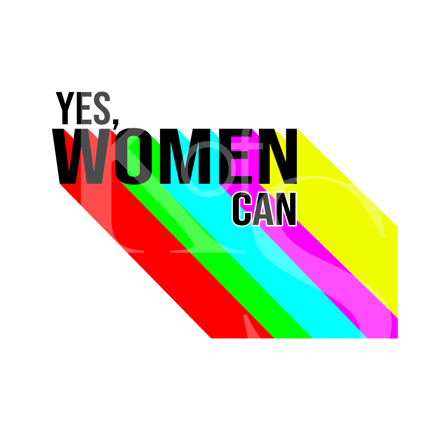 FREE Yes, Women Can SVG