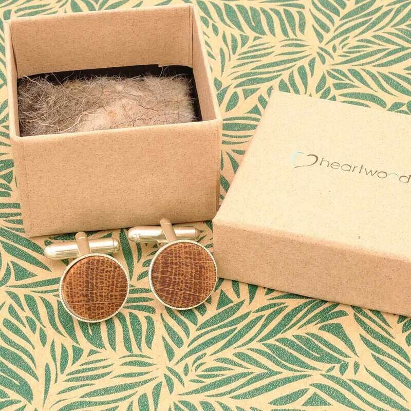 Handmade Wooden Cufflinks
