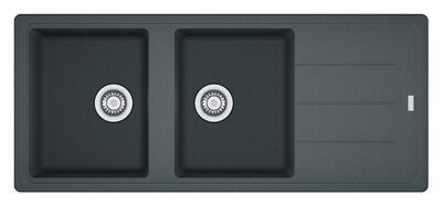 BFG 621 Double Bowl Sink with Drain