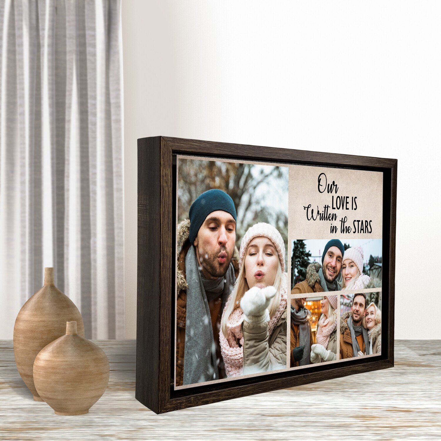 Valentine’s Gift |Personalised Valentine’s Portrait | Valentine’s Day Gift For Him/Her| Gift For Couple| Custom Photo Printed On Aluminium| Custom Box Frame