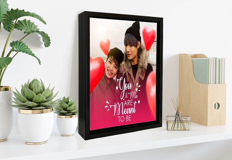 Valentine’s Gift |Personalised Valentine’s Portrait | Valentine’s Day Gift For Him/Her| Gift For Couple| Custom Photo Printed On Aluminium| Custom Box Frame