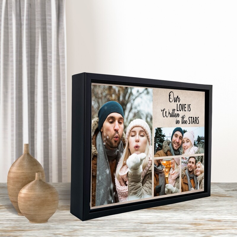 Valentine’s Gift |Personalised Valentine’s Portrait | Valentine’s Day Gift For Him/Her| Gift For Couple| Custom Photo Printed On Aluminium| Custom Box Frame