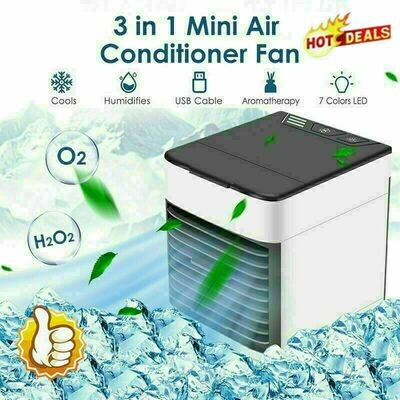 Portable Mini AC Air Conditioner Personal Unit Cooling Fan Humidifier Purifier U