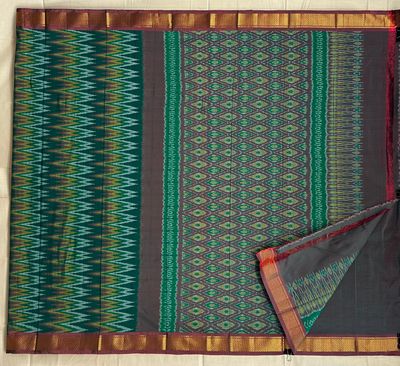 Ikkath Sico Saree Small Kaddi Border with Blouse