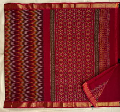 Ikkath Sico Saree Small Kaddi Border with Blouse