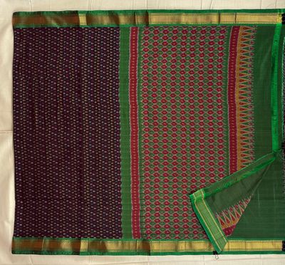 Ikkath Sico Saree Small Kaddi Border with Blouse