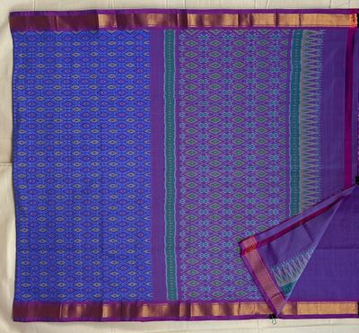 Ikkath Sico Saree Small Kaddi Border with Blouse