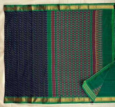 Ikkath Sico Saree Small Kaddi Border with Blouse