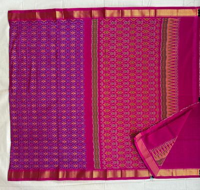 Ikkath Sico Saree Small Kaddi Border with Blouse