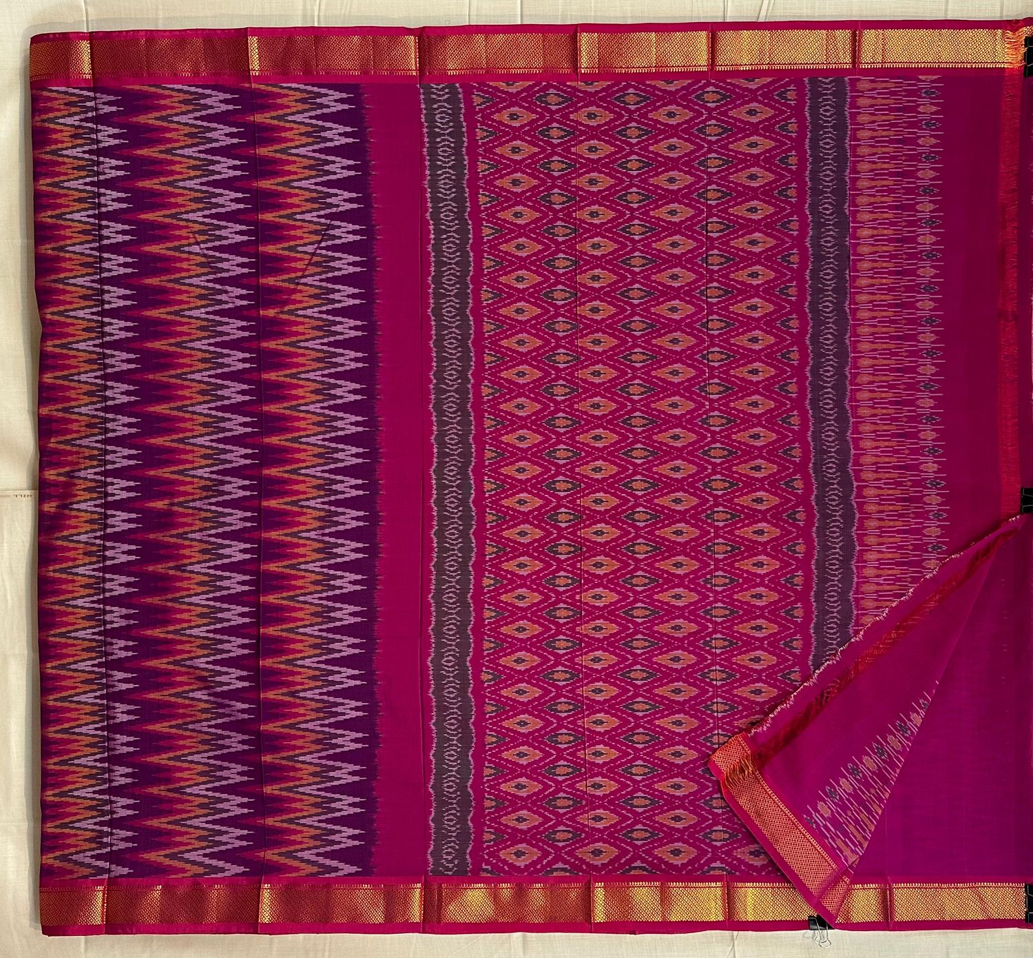 Ikkath Sico Saree Small Kaddi Border with Blouse