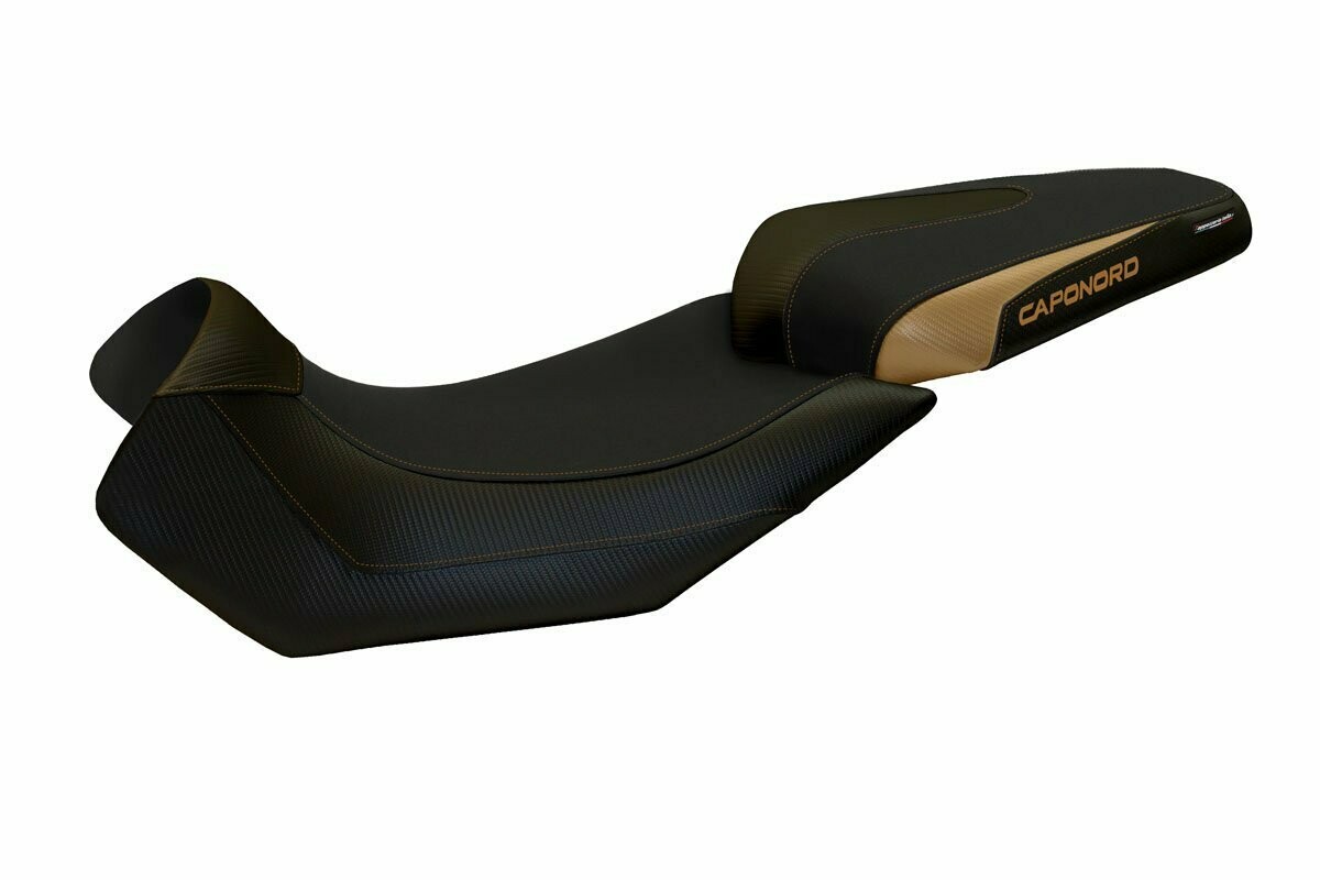 Design-Sitzbezug APRILIA Caponord 1200, nuoro 1 gold